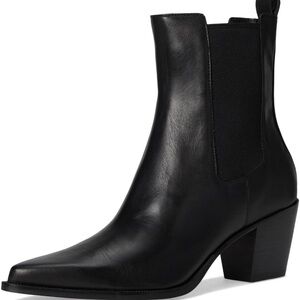 Dolce Vita H2o Black Leather Heeled Boots